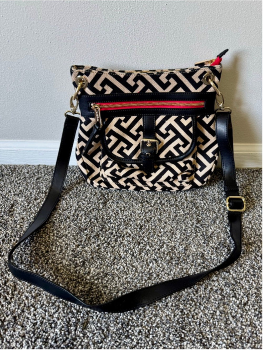 Spartina 449 Daufuskie Island Linen Crossbody Bag Women’s Like New